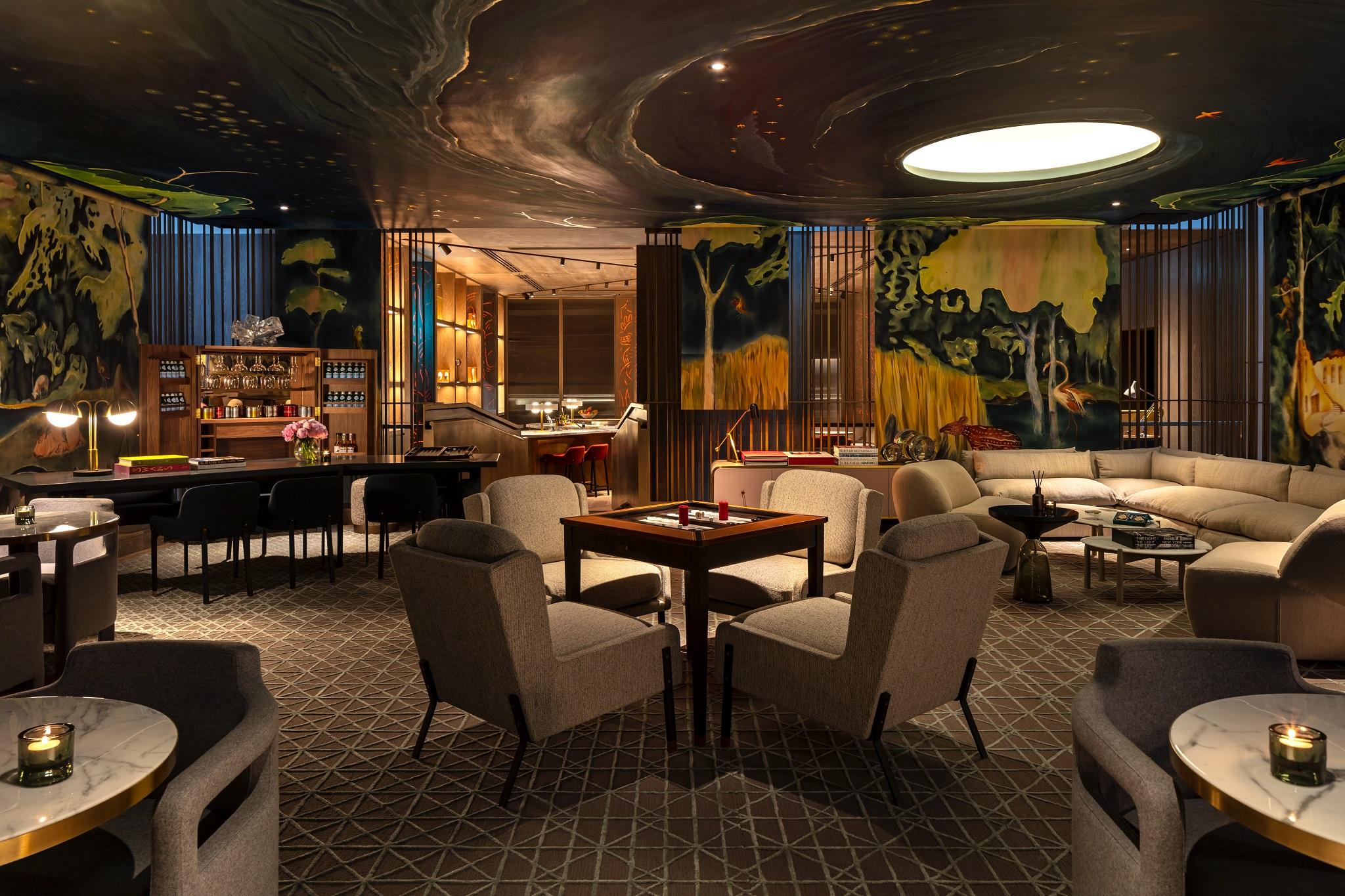 Hotel The Londoner Esterno foto The interior of the restaurant